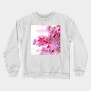 Cherry Blossoms So Pink Crewneck Sweatshirt